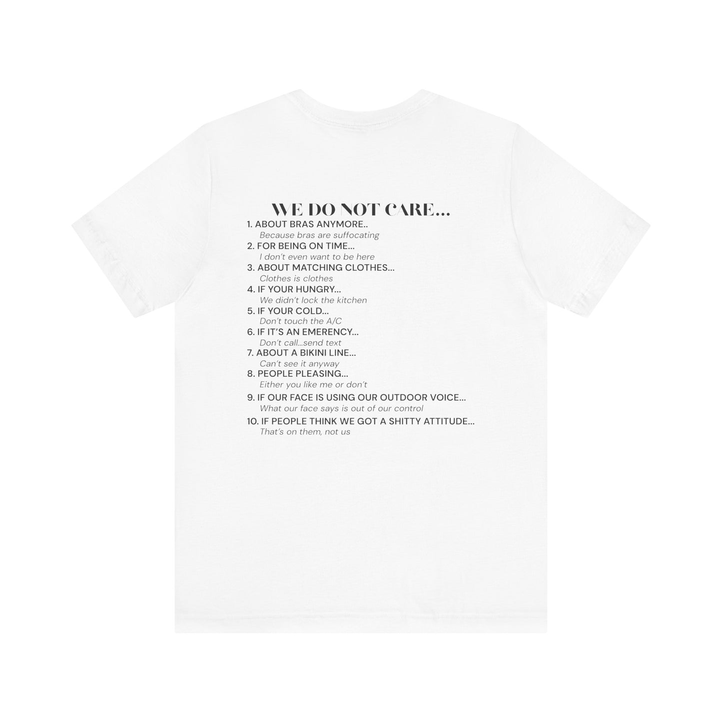 Unisex Jersey Short Sleeve Tee