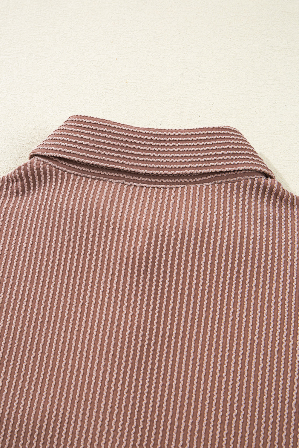 Dark Khaki Leopard Patched Twisted Ribbed Western Casual Shacket